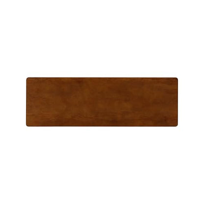 NTC Flow 47-Inch Console Table, Modern Solid Wood Entryway Table with Hidden Drawer, Waterproof & Heat Resistant, Narrow Table for Hallway, Living Room & Foyer, Dark Walnut - color: Dark Walnut, size: 47 Inch, style: Console