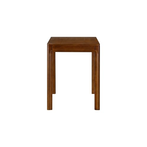 NTC Flow Modern Wooden Rectangle Desk Table with Hidden Drawer – Waterproof & Heat Resistant, Dark Walnut - color: Dark Walnut, size: 47 Inch, style: Desk