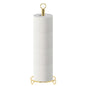 Bath Toilet Paper Holder, Metal Toilet Tissue Roll Organizer Storage, Tissue Paper Holder Stand for Bathroom/Kitchen Countertop, 21" H (Gold) - color: Gold
