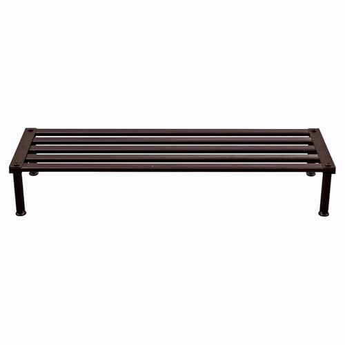 Metal Plant Stand, Rust-proof Aluminum Display Rack, Plants Display Stands Decoration Racks for Living Room Garden Balcony Patio (Ebony, 31.5Inch Low Leg) - color: Ebony, size: 31.5Inch Low Leg
