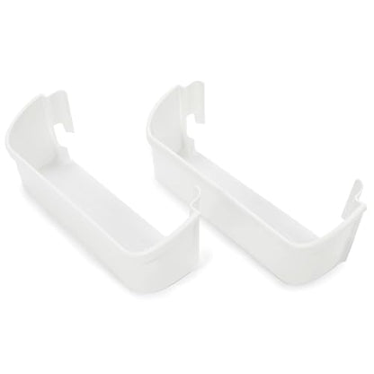 Kojem 240323001 Refrigerator Door Shelf Bin Compatible with Frigidaire Refrigerator Replacement for 240323007 240363707 891286 PS430206 - White 2PCS