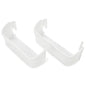 Kojem 240323001 Refrigerator Door Shelf Bin Compatible with Frigidaire Refrigerator Replacement for 240323007 240363707 891286 PS430206 - White 2PCS