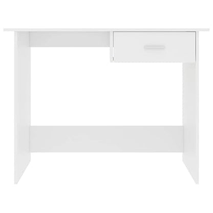 Modern Writing Desk for Home Office with Storage Drawer, Sleek Minimalist Design and Durable Matte Finish
