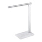 KOKOSIRI Hand Towel Holder Stand Towel Rack with Steady Marble Base for Bathroom Vanity Countertop, Polished Stainless Steel 15.7'' Height THS0006-CH - color: Polished Chrome, size: 1-Bar