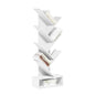 Furinno Tree Book Shelf, 7-Tier Bookshelf, Tree Bookcase with Bottom Shelf, 8.4 x 16.9 x 46.2, for Living Room, Bedroom, Home Office, White - color: White, size: 7-Tier Tree with Bottom Shelf