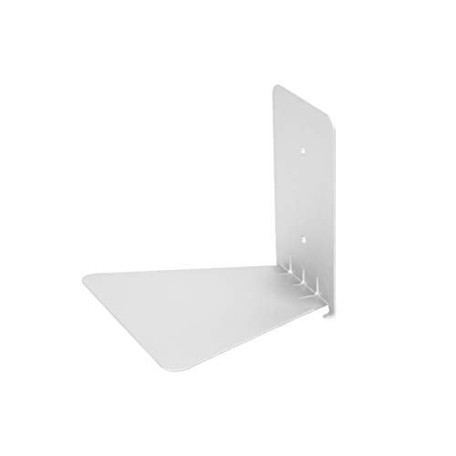 Umbra Conceal, Sturdy Metal Floating Bookshelf for Wall, Silver, Large, Set of 3 - size: Set of 3, Large