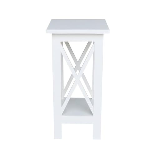 International Concepts Plant Stand, 24 inch, Snow White - color: Snow White, size: 12 inch W x 12 inch D x 24 inch H