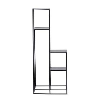 Deco 79 Metal 4 Tier Plantstand, 16" x 16" x 40", Black - color: Black, size: 16" x 16" x 40"