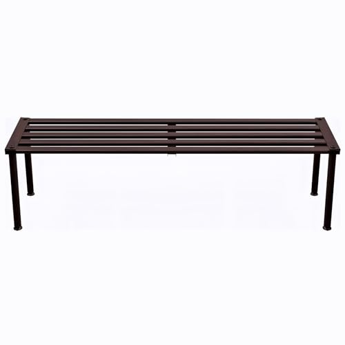 Metal Plant Stand, Rust-proof Aluminum Display Rack, Plants Display Stands Decoration Racks for Living Room Garden Balcony Patio (Ebony, 42.5Inch Tall Leg) - color: Ebony, size: 42.5Inch Tall Leg