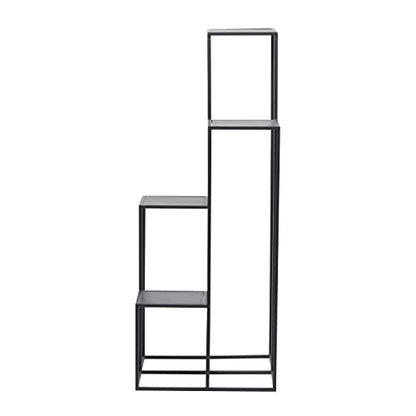 Deco 79 Metal 4 Tier Plantstand, 16" x 16" x 40", Black - color: Black, size: 16" x 16" x 40"