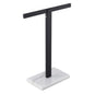 KOKOSIRI Hand Towel Holder Black Stand Towel Rack with Marble Base for Bathroom Kitchen Vanity Countertop, Stainless Steel 15.7'' Height THS0002-SM-BK - color: Matte Black, size: 1-Bar