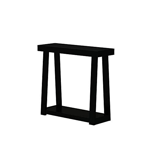 Plank+Beam Classic Console Table with Shelf - 36 inches, Black - color: Black, size: 36 inches