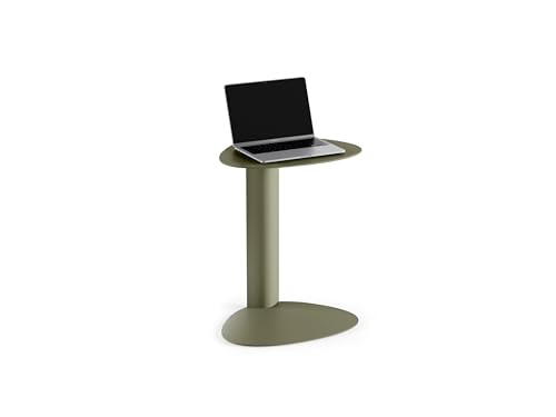 BDI Furniture Bink 1025-19.25'' Laptop Stand, Side Table, End Table, C Table for Sofa or Bedside, Moss - color: Green