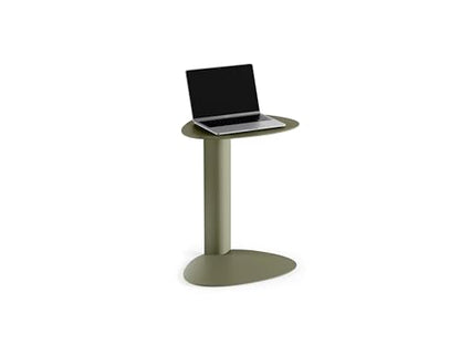 BDI Furniture Bink 1025-19.25'' Laptop Stand, Side Table, End Table, C Table for Sofa or Bedside, Moss - color: Green