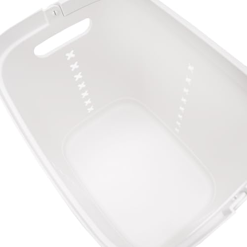 Laundry Basket, Laundry Basket Organizer Sorter Clothes Storage Organizer Shelf Rolling Cart with 4 Wheels, Laundry Hamper Basket Sorter Washing Hamper for Kitchens Bathrooms Bedrooms (4 Tier, White) - style: 4 Tier, White