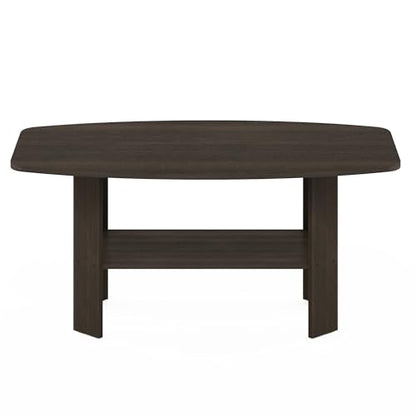 Furinno Simple Design Coffee Table, Dark Brown - color: Dark Brown, size: Coffee Table