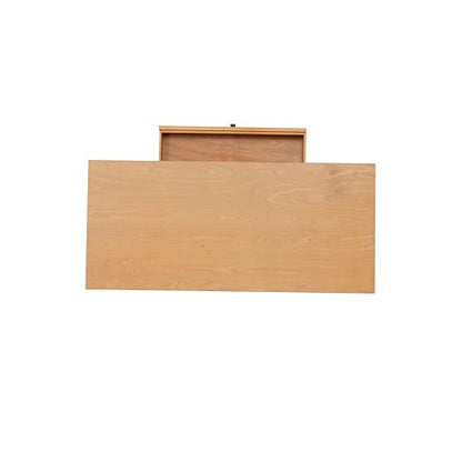 Linon Melissa Natural Wooden One Drawer Writing Desk - color: Natural
