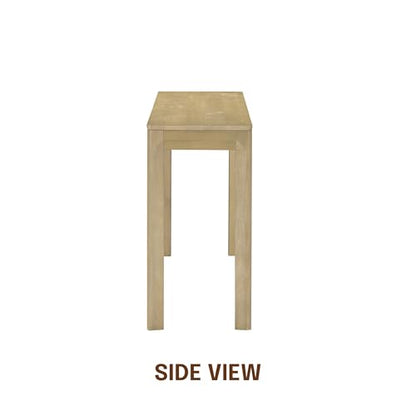 NTC Flow 47-Inch Console Table, Modern Solid Wood Entryway Table with Hidden Drawer, Waterproof & Heat Resistant, Narrow Table for Hallway, Living Room & Foyer, Sand - color: Sand, size: 47 Inch, style: Console