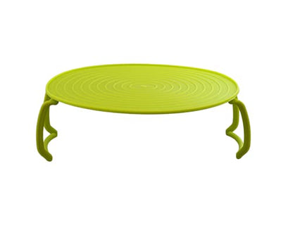 Microwave Multipurpose 4 in 1 Tray Stand Rack Splatter Guard Carry Tray Stacking Shelf (1, Green) - color: Green