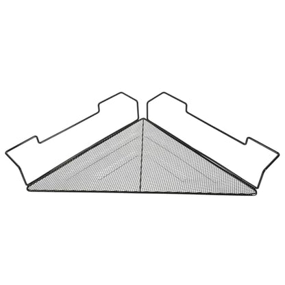 INOOMP Corner Flowerpot Stand Wire Flowerpot Display Rack for Small Pots and Bonsai Plant Pot Stand Shelf Holder Organizer for Balcony Indoor Office 18.89 X 11.02 X 2.36 in