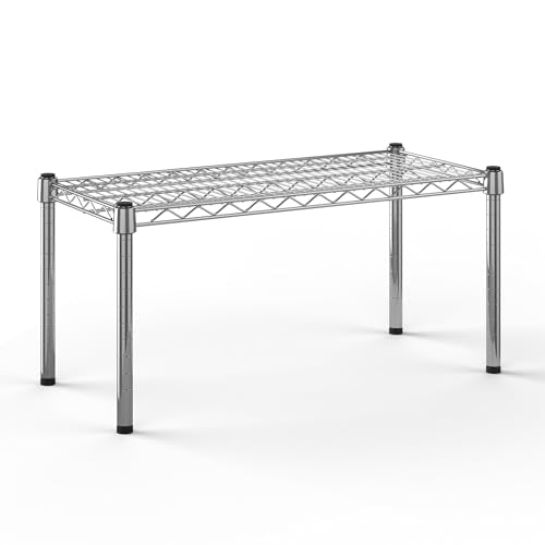 14" Deep x 30" Wide x 14" Height Wire Shelving Kit | 1-Tier | NSF Commercial Storage Rack Unit - size: 14" Deep x 30" Wide