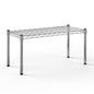 14" Deep x 30" Wide x 14" Height Wire Shelving Kit | 1-Tier | NSF Commercial Storage Rack Unit - size: 14" Deep x 30" Wide