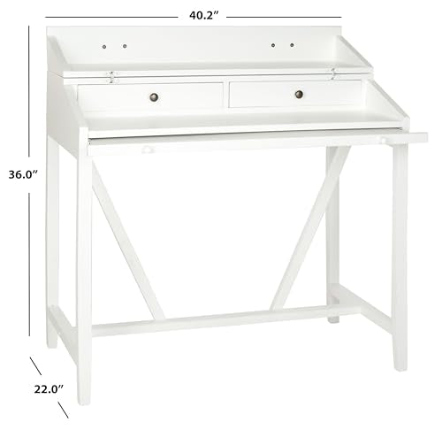 Safavieh American Homes Collection Wyatt White Writing Desk - color: White