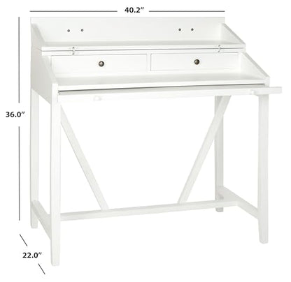 Safavieh American Homes Collection Wyatt White Writing Desk - color: White