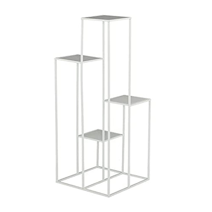 Deco 79 080111 Plantstand, White - color: White, size: 16" x 16" x 40"