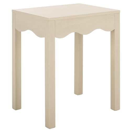 SAFAVIEH Home Collection Litith Sand Square Wave Accent Table - color: Sand