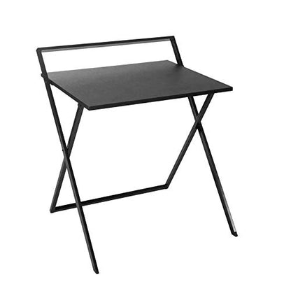 Urban Lifestyle Compact Folding Desk, Black - color: Black