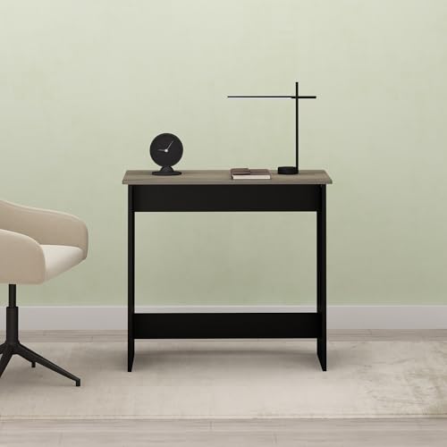 Arau Home Computer Desk, 32 Inch Writing Desk, Study Desk, for Small Spaces, Home Office, Study Room, Olive Oak/Black - color: Olive Oak/Black
