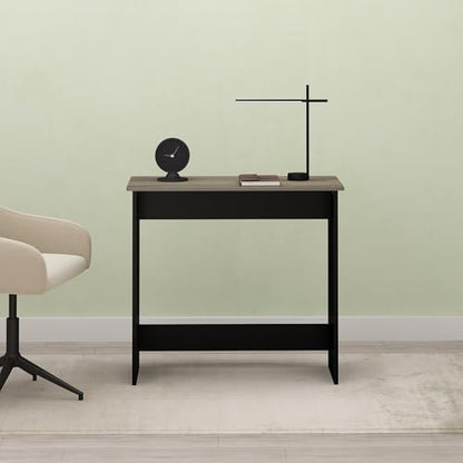 Arau Home Computer Desk, 32 Inch Writing Desk, Study Desk, for Small Spaces, Home Office, Study Room, Olive Oak/Black - color: Olive Oak/Black