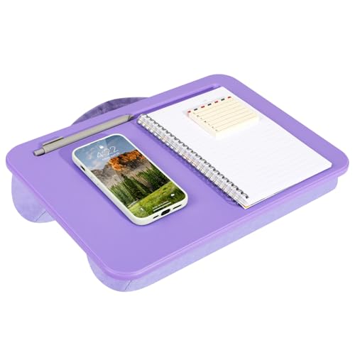 LAPGEAR Compact Lap Desk – Purple Amethyst, Fits 14" Laptops - color: Purple Amethyst, size: 14″ Laptop (Compact)