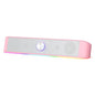 Redragon GS560 RGB Desktop Soundbar, 2.0 Channel Computer Speaker with Dynamic Lighting Bar Audio-Light Sync/Display, Touch-Control Backlit with Volume Knob, USB Powered w/ 3.5mm Cable, Pink - color: Pink