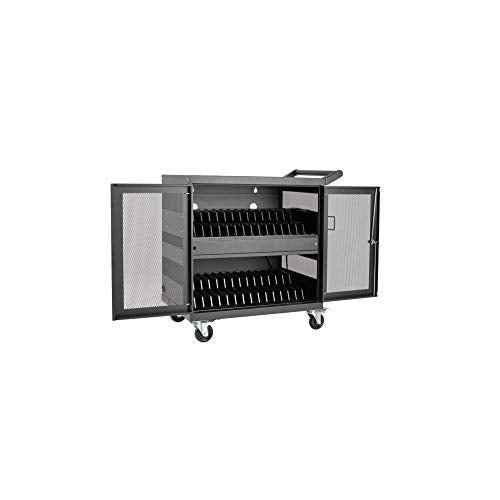 Tripp Lite 32-Port USB Charging Cart Storage Station for iPad & Android Tablets, Charge & Sync (CSC32USB) - size: 32 USB Port, style: Cart