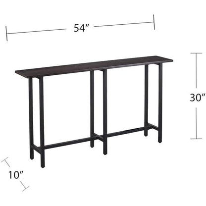 SEI Furniture Hendry Long Narrow Console Sofa Table, Multicolor (AMZ2906MC)