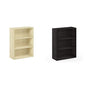 Furinno Pasir 3-Tier Open Shelf Bookcases, Steam Beech and Espresso