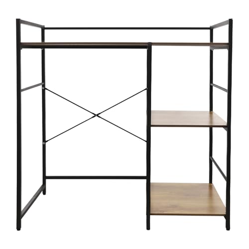 Washing Machine Shelf, 3 Tier Washer Dryer Storage Shelf with Side Rack Space-Saving Laundry Room Shelves Utility Washer Storage Organizer Stand for Bathroom Laundry Balcony