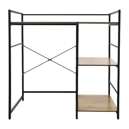 Washing Machine Shelf, 3 Tier Washer Dryer Storage Shelf with Side Rack Space-Saving Laundry Room Shelves Utility Washer Storage Organizer Stand for Bathroom Laundry Balcony