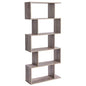 VASAGLE CUSTOS Collection - Bookshelf, 5-Tier Bookcase, Tall Display Shelf, Freestanding Storage Shelf, Room Divider, for Home Office, Living Room, Bedroom, Study, Greige ULBC062M01 - color: Greige, style: 5-Tier (27.6"W)