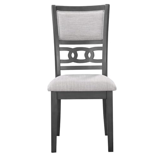 New Classic Furniture Gia Dining Chairs, Set of 2, Gray - color: Grey, size: Set of 2, style: Dining Chair