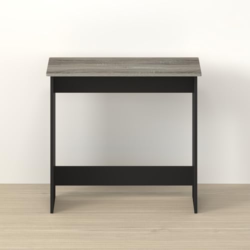 Handa 32 Inch Computer Small Desk, Classroom Home Office Bedroom Wooden Table, Dark Limed Oak/Black - color: Dark Limed Oak/Black