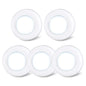 STAR-SPANGLED Push Tap Light, 2.8” Mini Night Touch LED Puck Lamp, Portable Under Cabinet Lighting AAA Battery Operated Powered, DIY Stick On Lights for Closet, Counter, Kitchen, Cool White, 5 Pack - color: White