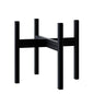 FaithLand Mid Century Plant Stand Indoor Outdoor (EXCLUDING 12" Plant Pot) , Hold Up to 12 Inch Planter, Metal Planter Stand, Potted Plant Holder, Black - Fits Snake Plant - Upgraded Design. - size: 12 inch