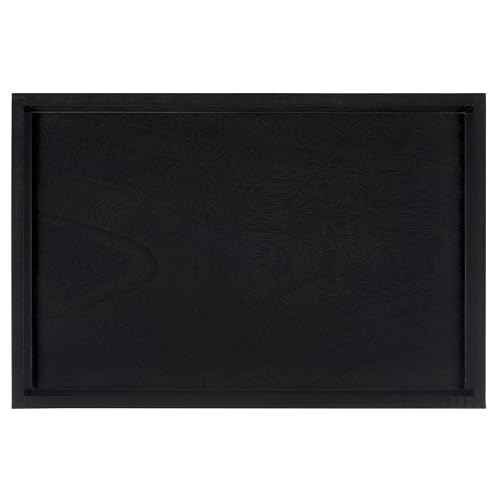 SAFAVIEH Home Collection Nonie Mid-Century Modern Black Tray Accent Table for Living Room, Home Office, Bedroom, Foyer - color: Black