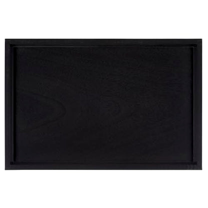 SAFAVIEH Home Collection Nonie Mid-Century Modern Black Tray Accent Table for Living Room, Home Office, Bedroom, Foyer - color: Black