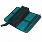 Tool Roll in Green Canvas, Compact Organizer with 16 Pockets and Buckle Straps, Easy to Carry for Garage, Car Trunk, Camping, and Outdoor Repairs