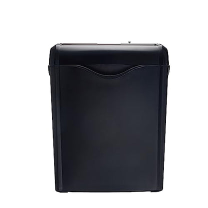 Amazon Basics 6-Sheet Cross-Cut Paper and Credit Card Shredder with 3.8 Gallon Bin, Shreds Staples, Black - color: Black, size: 6 Sheet