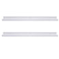 AZSKY 48 Inch Picture Ledge Shelf Floating Shelves Wall Mounted Set of 2 White - color: White, size: 48in set 2